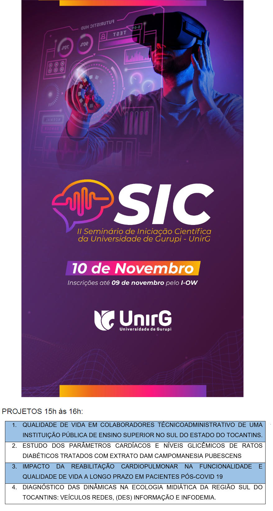 Logo do evento