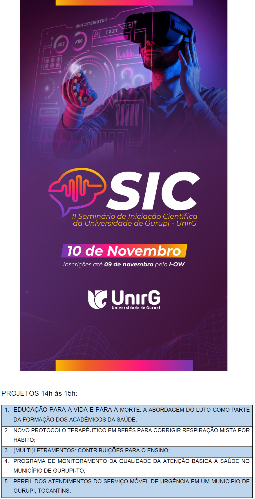 Logo do evento